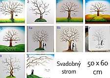 Obrazy - Svadobné stromy - 50x60 cm - 16256607_