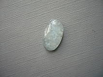 Minerály - Kabošon - akvamarín 14 mm, č.8Af - 16256714_