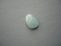 Minerály - Kabošon - akvamarín 12 mm, č.10Af - 16256727_