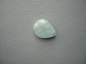 Minerály - Kabošon - akvamarín 13 mm, č.12Af - 16256733_