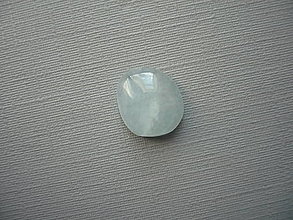 Minerály - Kabošon - akvamarín 11 mm, č.19Af - 16256750_