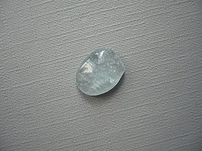 Minerály - Kabošon - akvamarín 12 mm, č.28Af - 16256760_