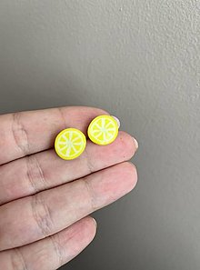 Náušnice - *Kyslé*citróny - 16258166_