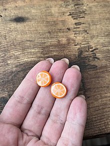 Náušnice - *Ona ľúbi pomaranče* - 16258167_