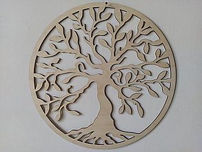 Dekorácie - Drevený výrez  "Strom života" : 20cm - 16257758_