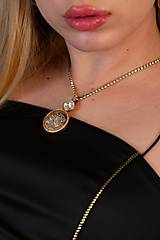 Náhrdelníky - Honey crystal náhrdelník Anabelle - 16257420_