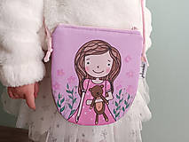 Detské tašky - Kabelka - dievčatko, ružové - 16258969_