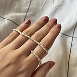 Prstene - ✽ Prsteň z riečnych perál // veľkosť na mieru - 16258743_