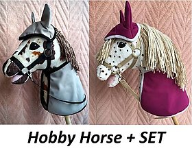 Hračky - Hobby Horse s čabrakou a dekou - 16257318_