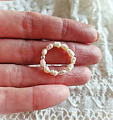 Prstene - Prsteň*riečné perly*Ag - 16259460_