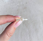 Prstene - Prsteň*prírodná perleť*brúsená - 16259500_