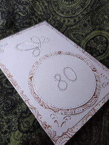 Papiernictvo - Magic card 80-ka motýľ (Strieborná) - 16257643_