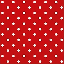 Papier - Servítka Biele bodky na červenom 4ks (S192) - 16262324_