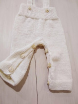 Detské oblečenie - Nohavice 100% Baby merino - 16261557_