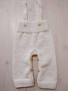 Detské oblečenie - Nohavice 100% Baby merino - 16261554_