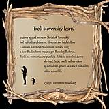 Sochy - Troll slovenský, lesný (Tmavo-Zelená) - 16260330_