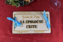 Papiernictvo - Drevená Obálka na peniaze dar mladomaželom 14 - 16260147_