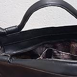 Veľké tašky - Leather blackBAG - 16262305_