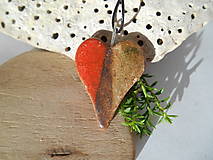 Náhrdelníky - redgold heart-srdiečko.keramika-prívesok - 16264133_