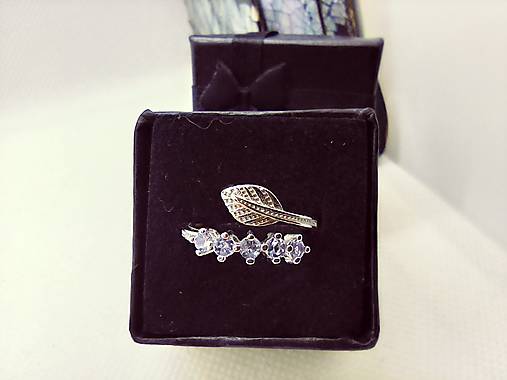 Prstene - Prsteň / Silver AG 925, Tanzanit - 16263835_