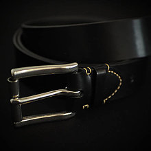 Opasky - Belt Black Maremma Stainless roll /40TF - 16264470_
