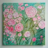 Obrazy - Ružová záhrada (70x70) - 16263116_