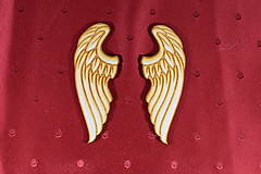 Dekorácie - Anjelské krídla výrez z preglejky na ďalšiu tvorbu 3 - 16264373_