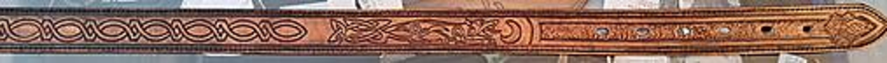Opasky - Opasok kožený šírky 3,5 cm - 16263305_