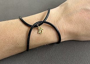 Polotovary - Infinity - čierny silikónový náramok s “Okom boha Ra” z chirurgickej ocele - 16266359_
