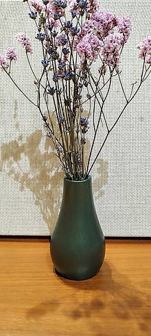 Dekorácie - Betónová váza Zelená Perleť - 16267877_