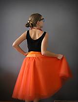 Sukne - Kolová tylová sukně ..arancia sanguigna - 16266915_