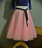 Sukne - Kolová tylová sukně ..sweet pink - 16266987_