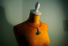 Náhrdelníky - nerezový náhrdelník.... " Green Lantern " - 16269875_