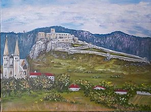 Obrazy - Spiššký hrad 30x40cm - 16268578_