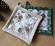 Úžitkový textil - Chňapky Natur - 16268620_