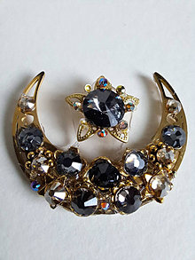 Iné šperky - Bindi "Golden Moon" - 16268852_