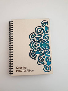 Papiernictvo - Drevený fotoalbum (Foto Album Mandala) - 16270003_