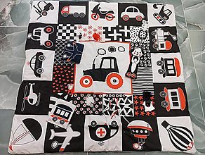 Detský textil - hracia deka s autami - 16269598_