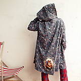 Mikiny - "Pro letní čarodějku", lehký šedý kabátek s liškou - 16271349_