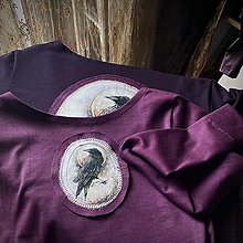 Topy, tričká, tielka - "Deep Violet", extrapružné bezešvé triko - 16273738_