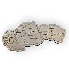 Hračky - Puzzle mapa Slovenska - kraje - 16271255_