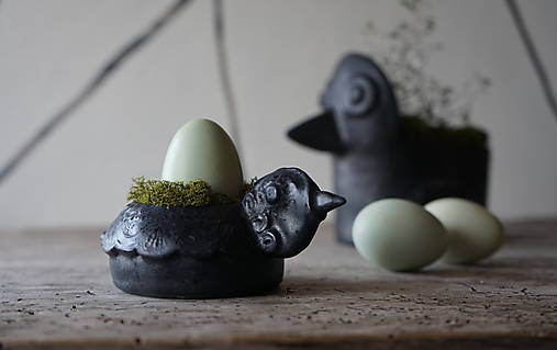 Keramické nádoby "Kuriatko a sliepočka"