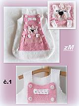 Detský textil - Baby spací vak ( cica a myška ). - 16272561_