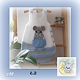 Detský textil - Baby spací vak ( cica a myška ). - 16272579_