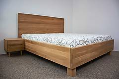 Nábytok - Masívna dubová posteľ - 16273981_