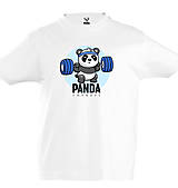 Topy, tričká, tielka - Znova odhodlaná Panda „V posilke“ - 16272586_