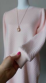 Šaty - Ružové mikinové šaty / dlhá mikina - 16272802_
