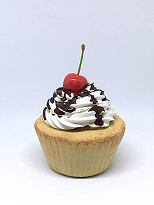 Dekorácie - Dekorácia cupcake-minitortička s čerešničkou* - 16274980_