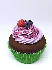Dekorácie - Dekorácia cupcake-minitortička s lesným ovocím* - 16275345_