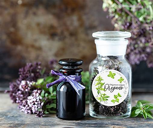 Príbory, varešky, pomôcky - Nálepky na bylinky - Oregano - 16275707_